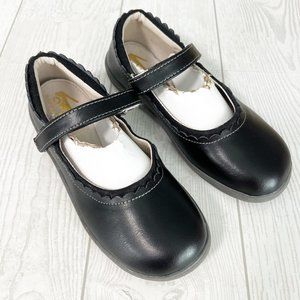 See Kai Run Black Scalloped Mary Jane Sneakers